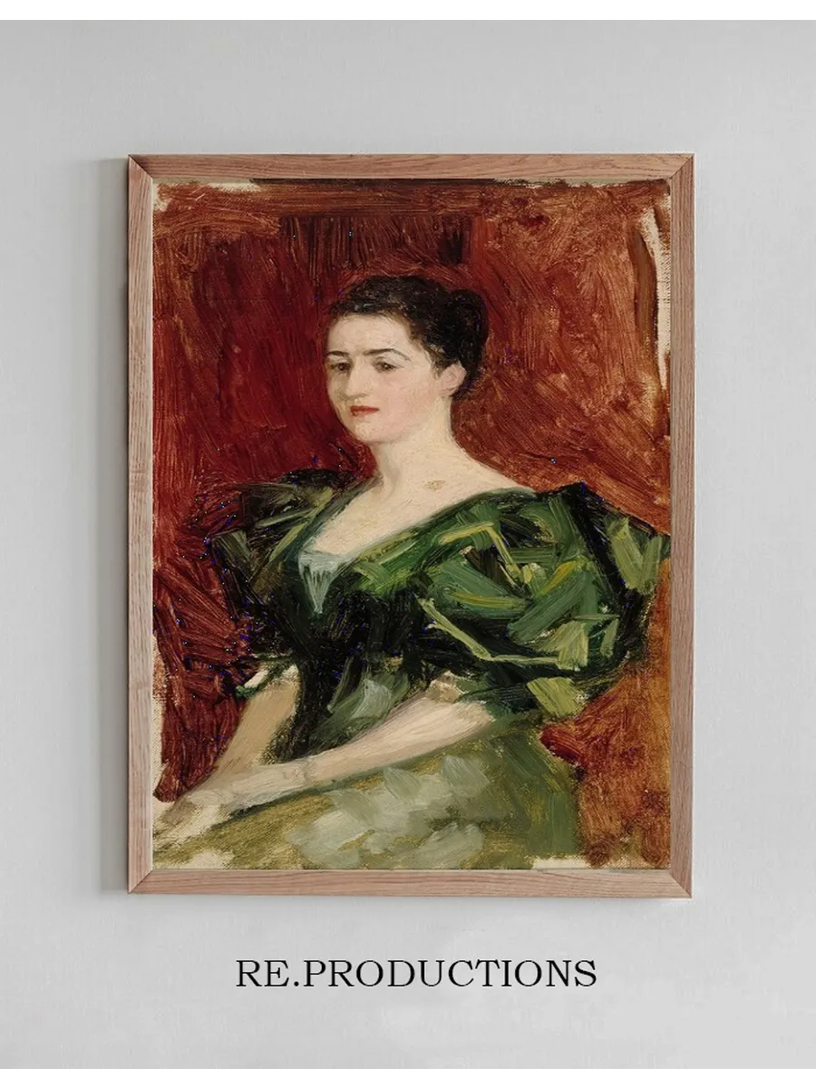 Portrait Of Mrs. Dagmar Dippell, Compositional Sketch