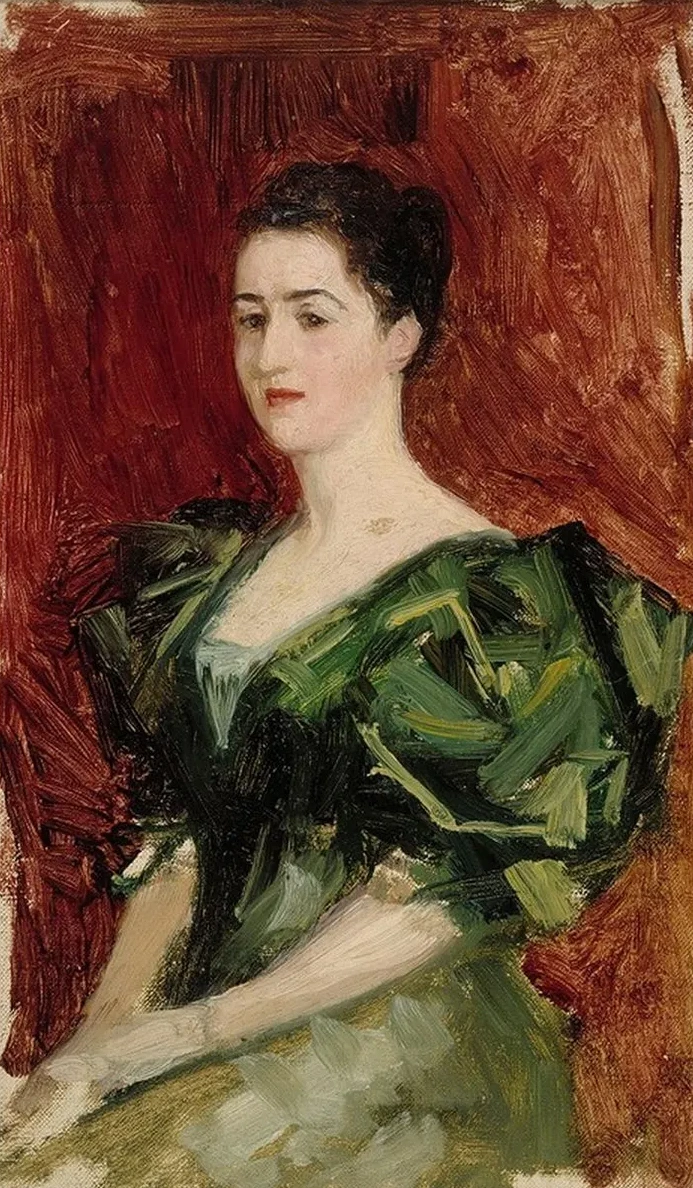 Portrait Of Mrs. Dagmar Dippell, Compositional Sketch