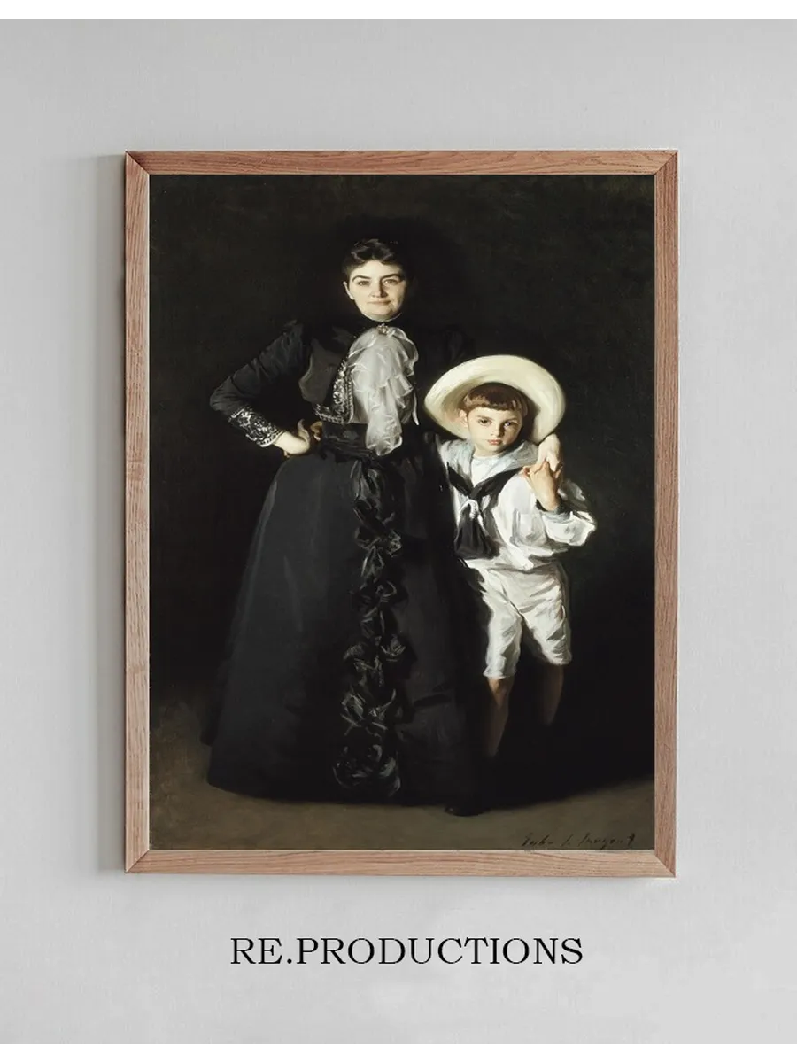 Portrait Of Mrs. Edward L. Davis And Her Son, Livingston Davis