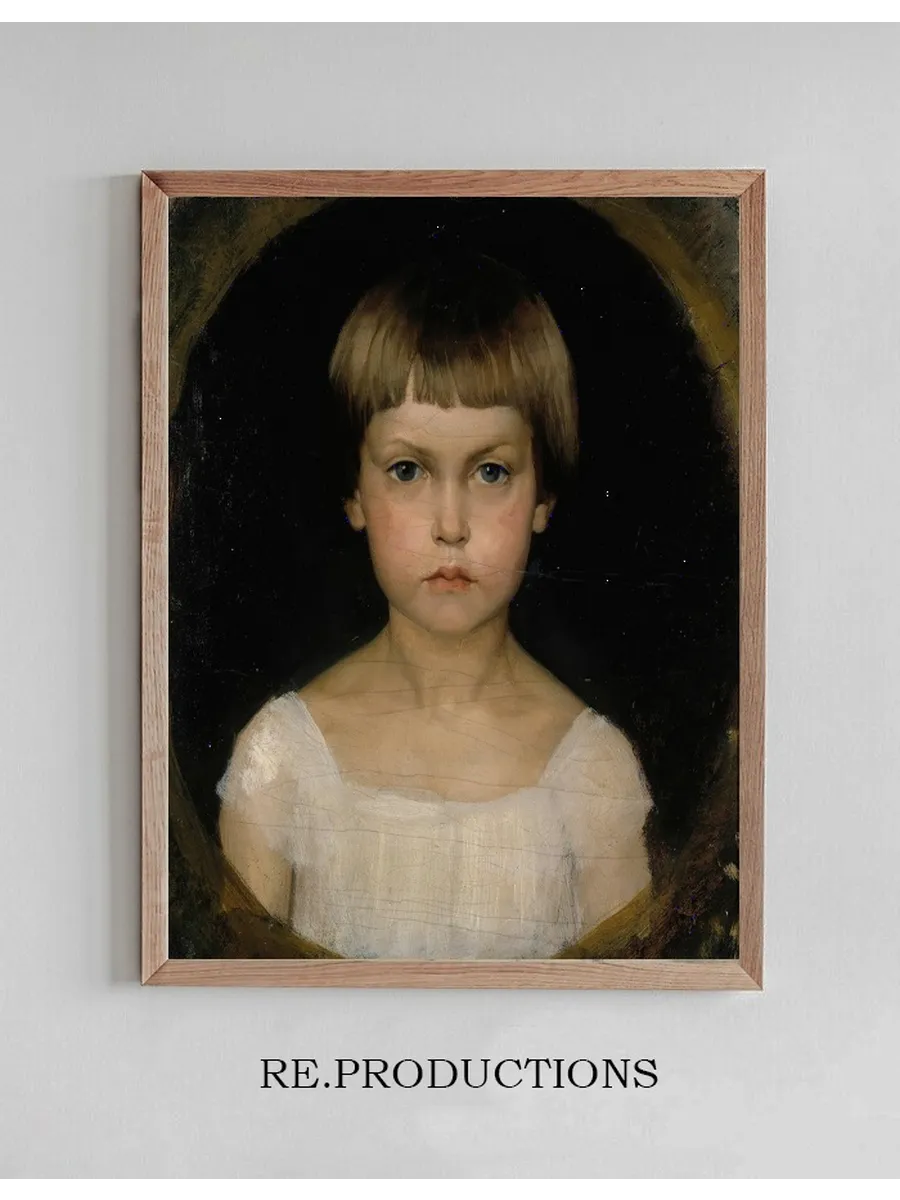 Portrait Of The Artist's Sister Berta Edelfelt