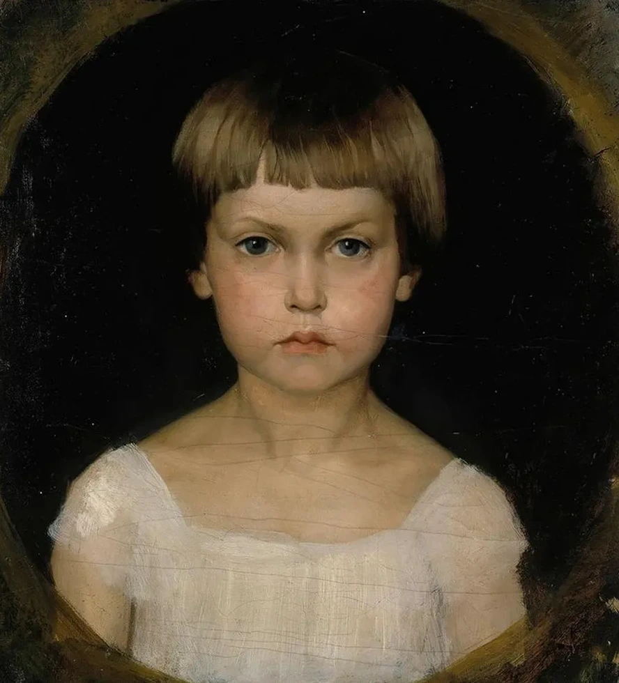 Portrait Of The Artist's Sister Berta Edelfelt