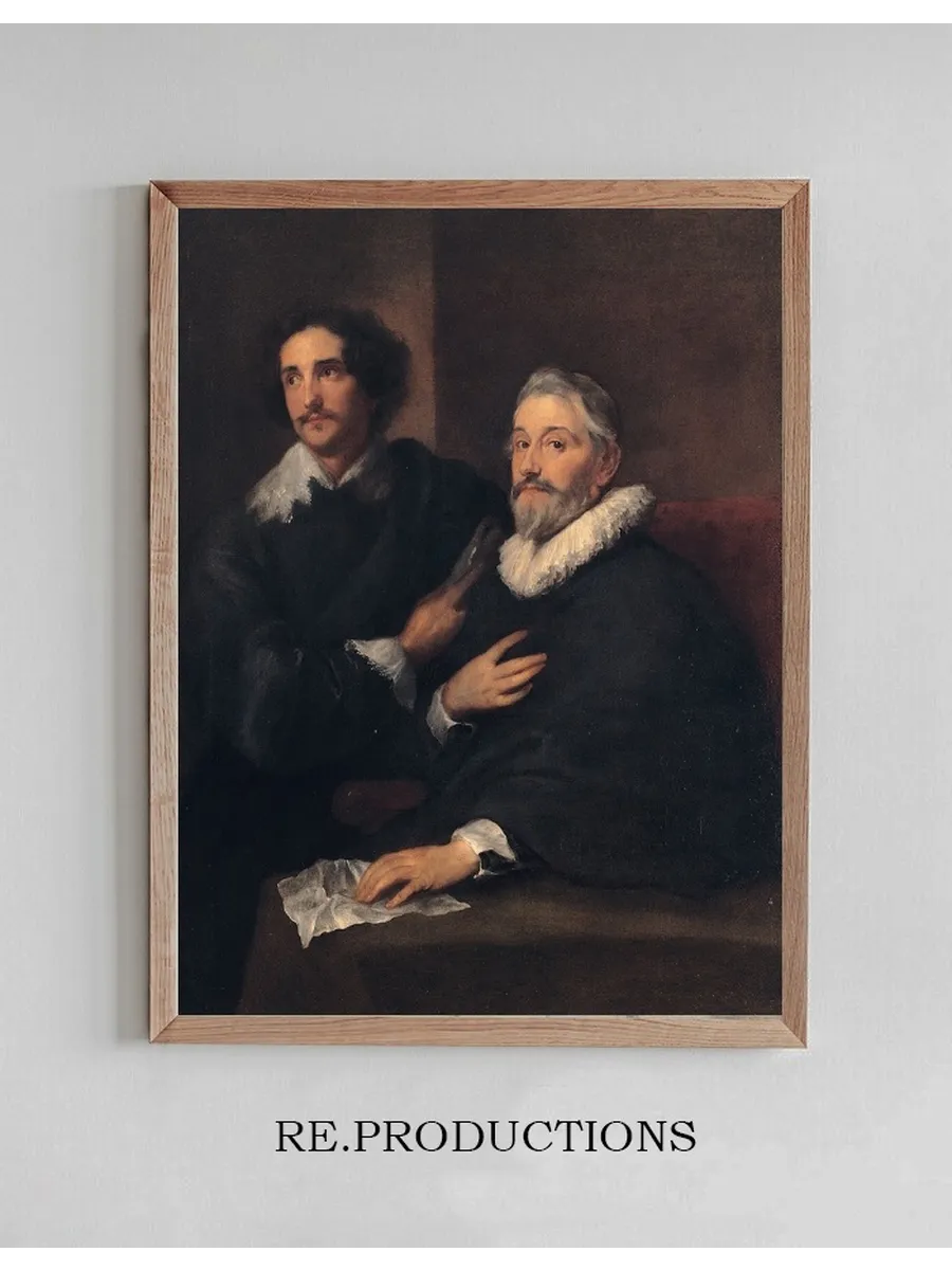 Portrait Of The Engravers Pieter De Jode The Elder And Pieter De Jode The Younger