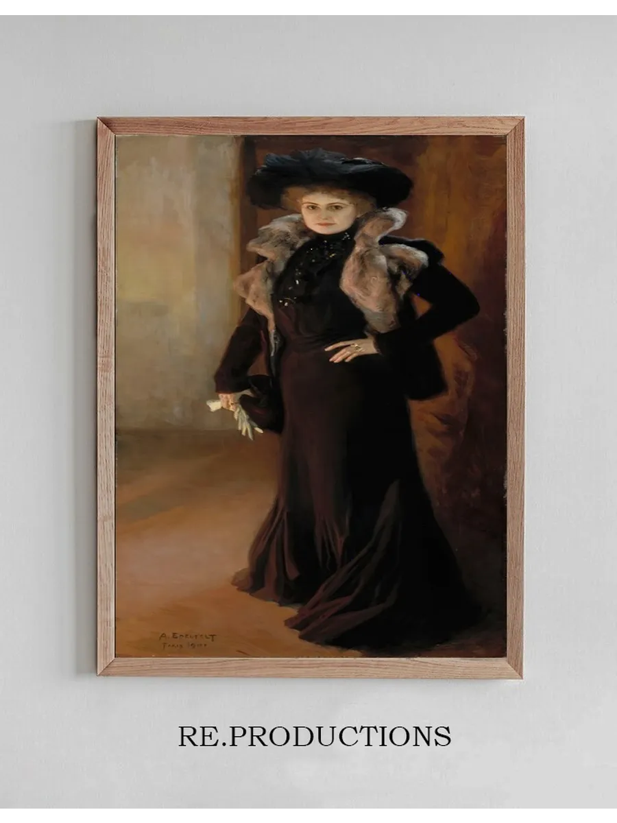 Portrait Of The Opera Singer Aino Ackt