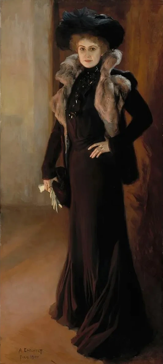 Portrait Of The Opera Singer Aino Ackt