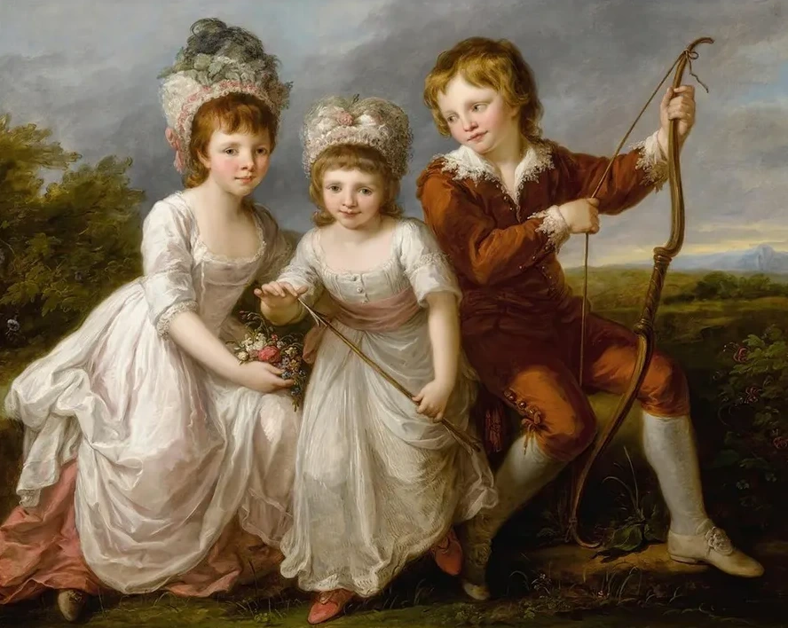 Portrait Of Three Children