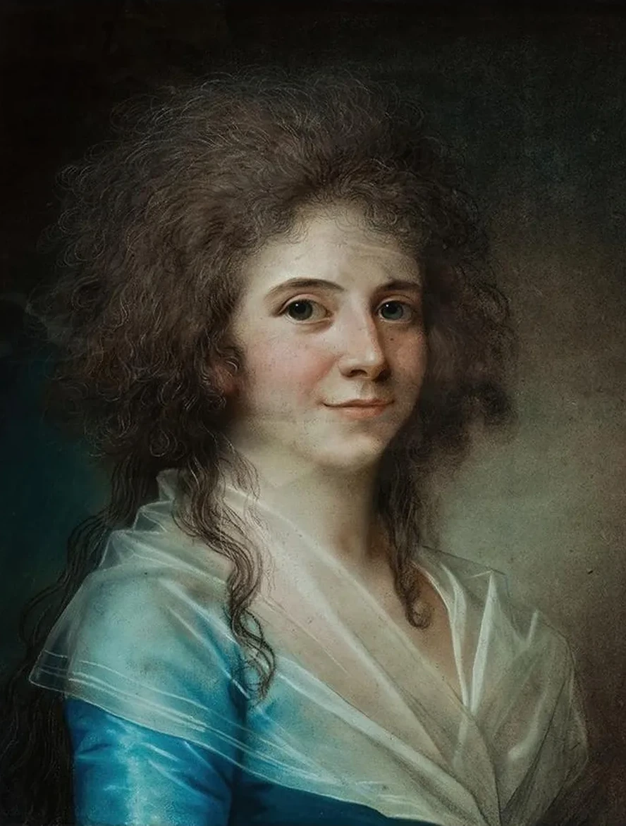 Portrait Of Wilhelmine Bertouch, Lady - In - Waiting