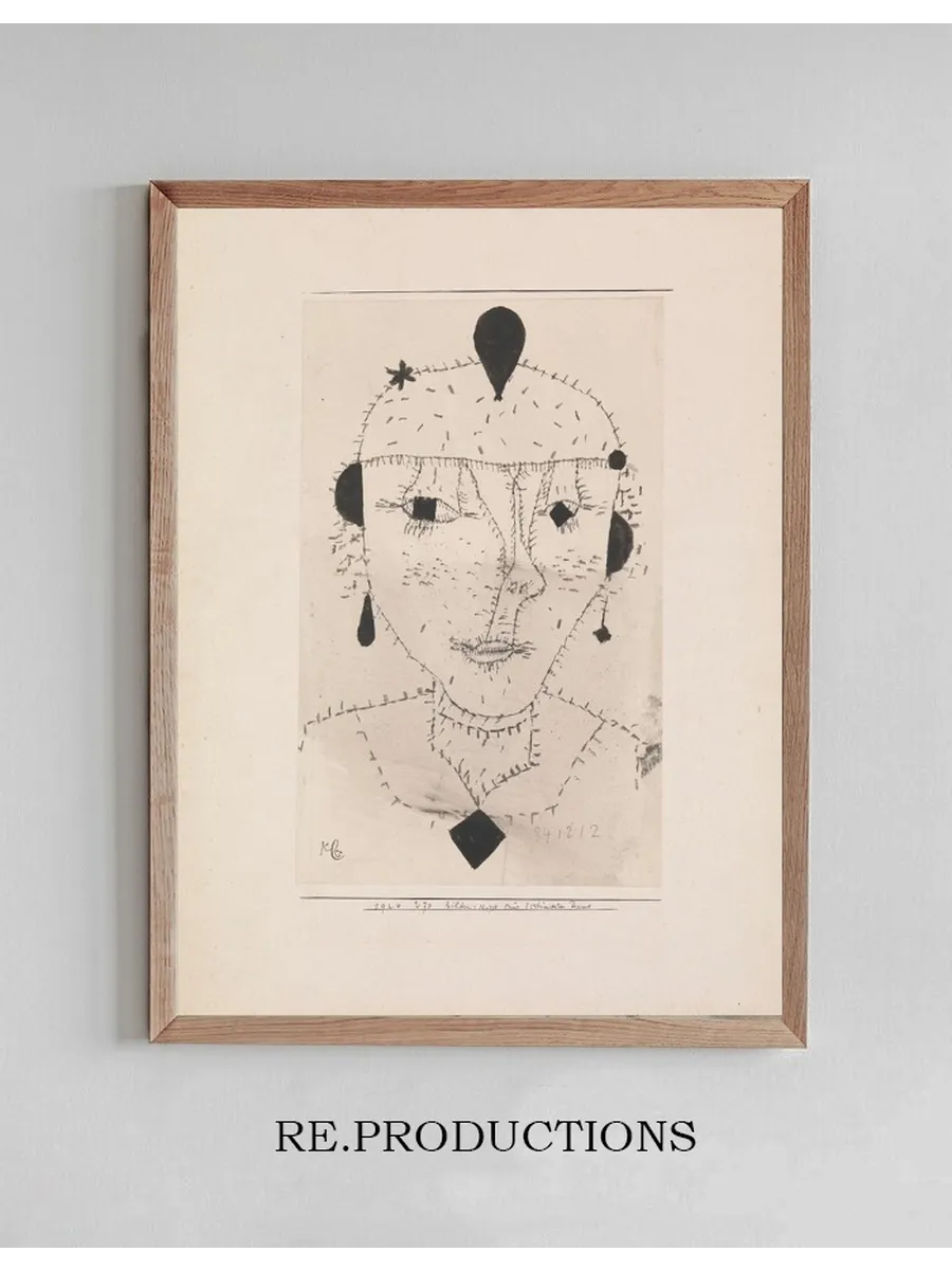 Portrait Sketch of a Costumed Lady