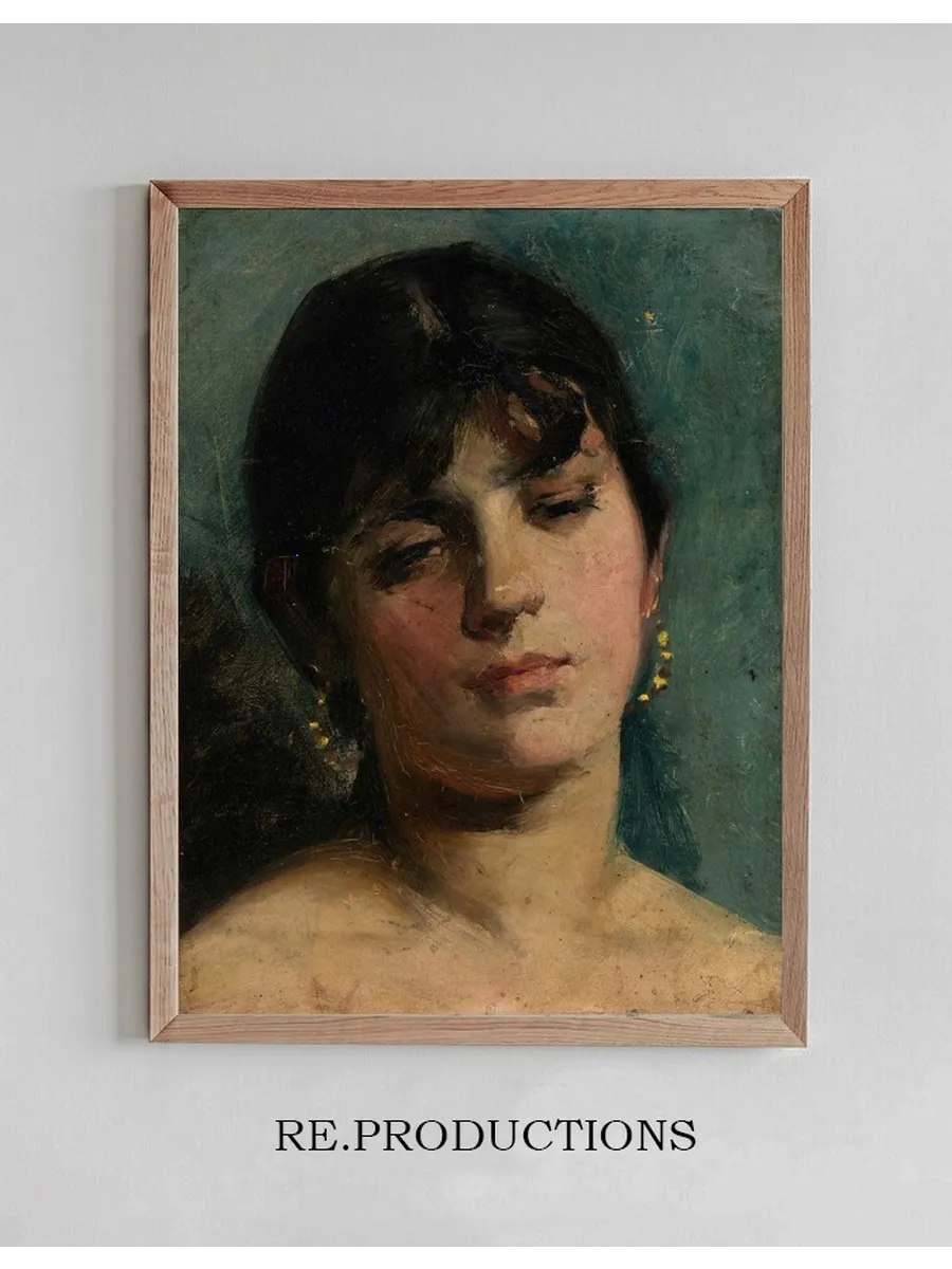Portrait Sketch of a Young Girl