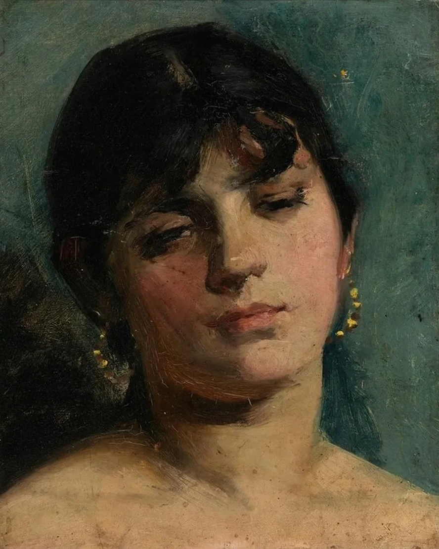 Portrait Sketch of a Young Girl