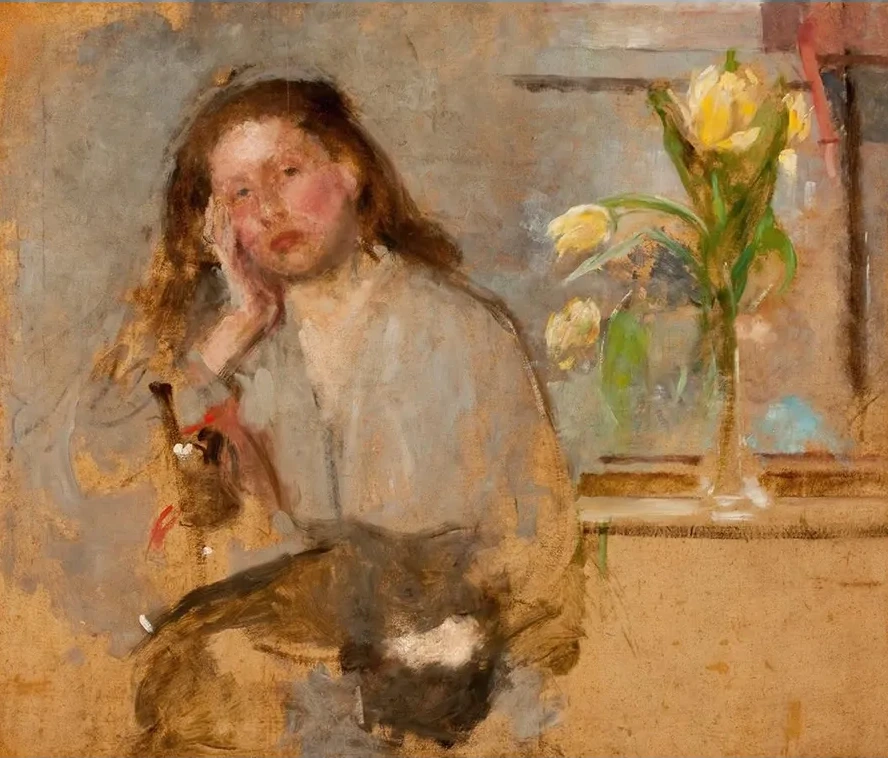 Portrait Sketch of a Young Girl