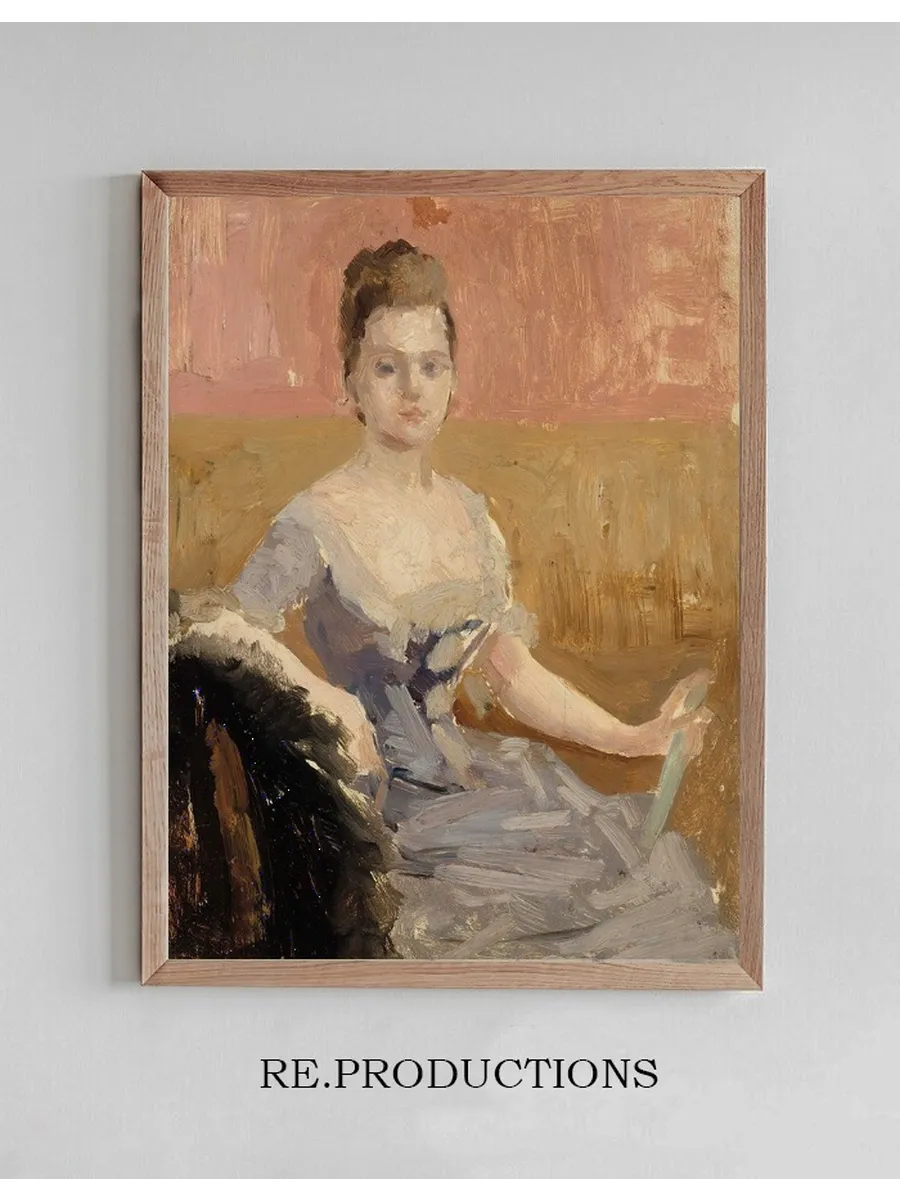 Portrait Study Of Countess Augusta Lewenhaupt