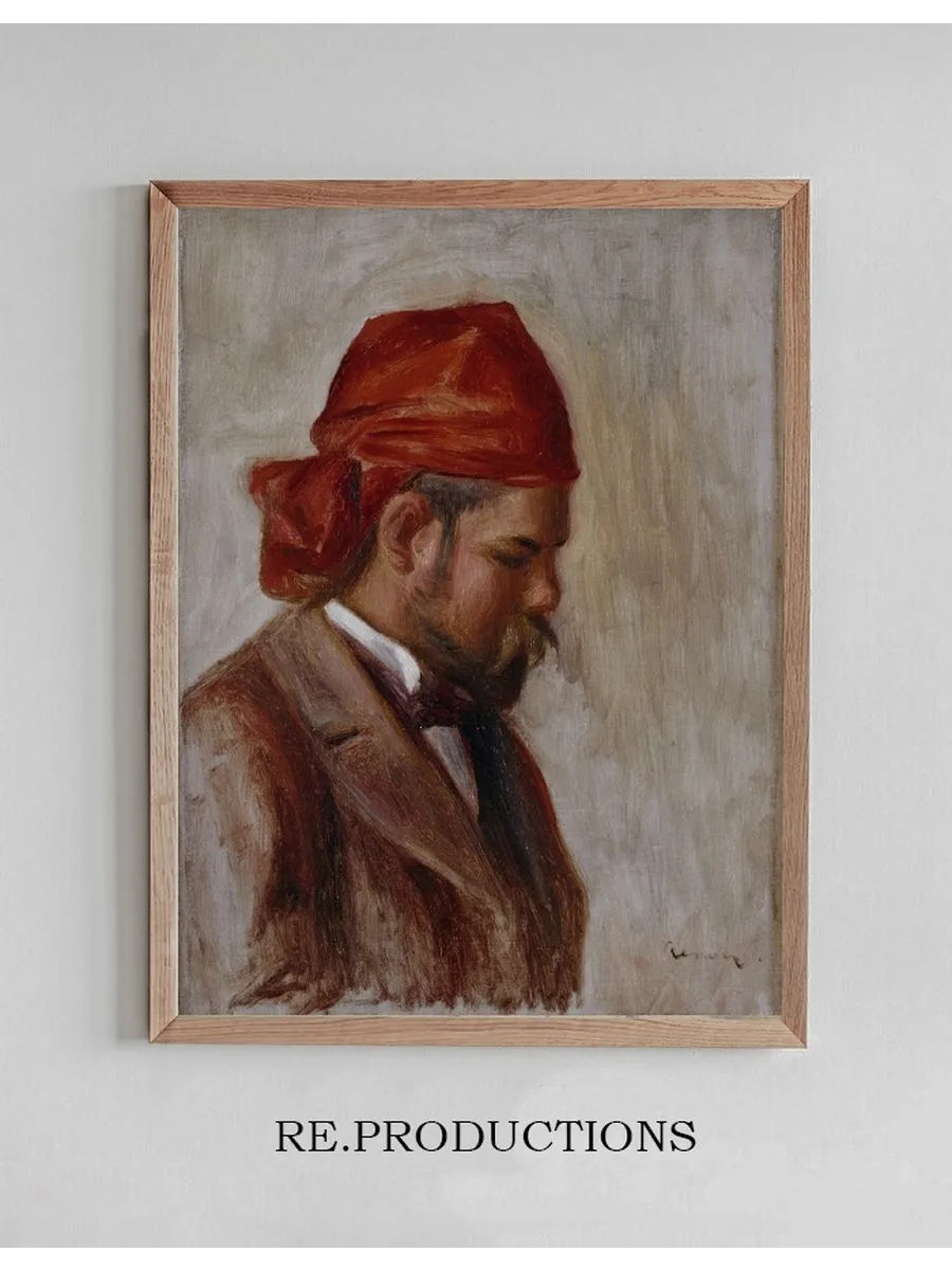 Portrait D Ambroise Vollard Au Foulard Rouge