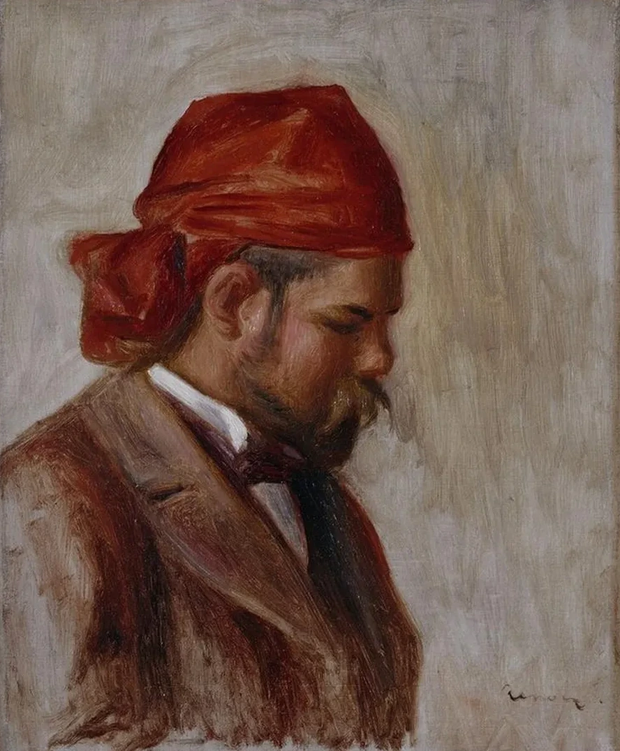 Portrait D Ambroise Vollard Au Foulard Rouge
