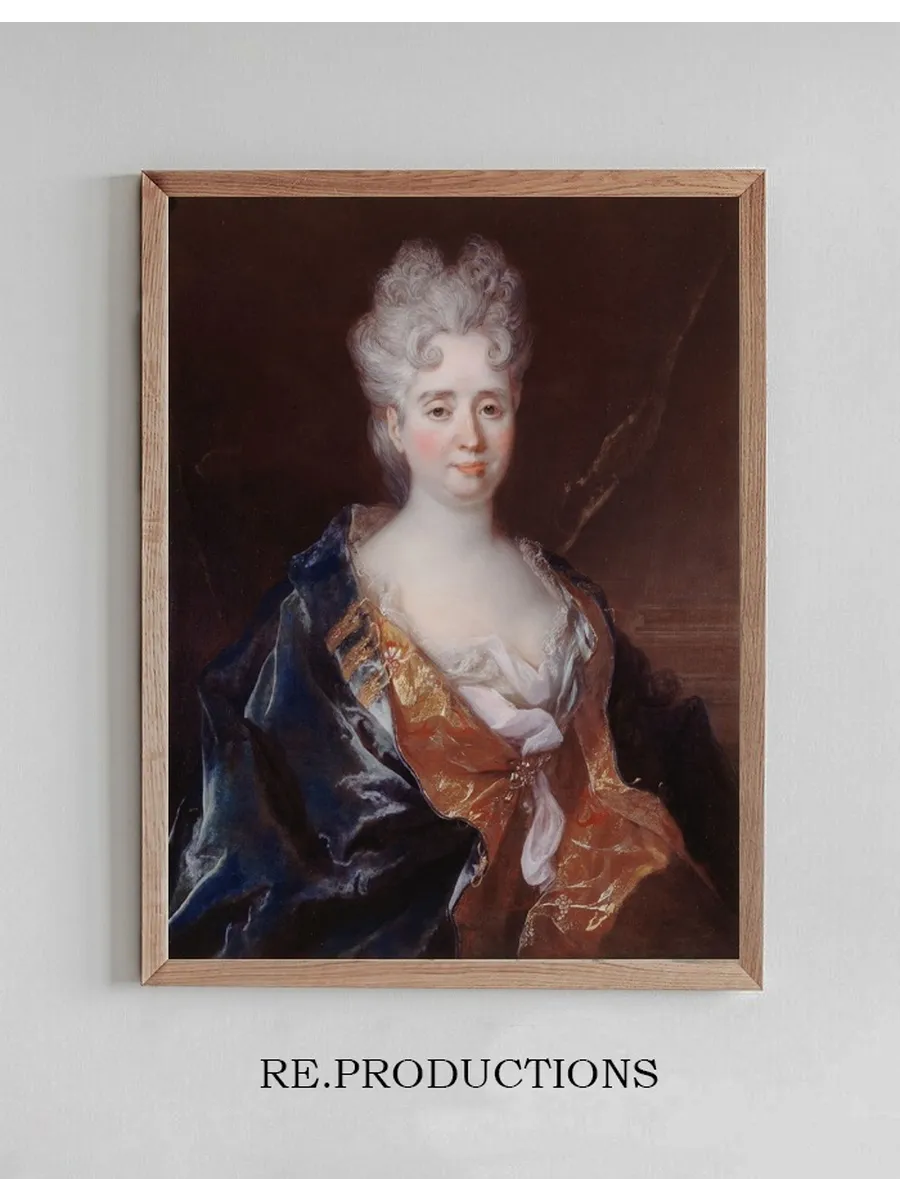 Portrait D Anne - Th R Se de Marguenat de Courcelles, Marquise de Lambert (1647 - 1733)