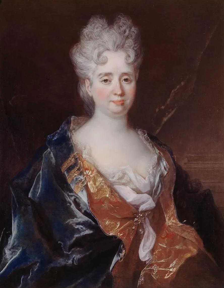 Portrait D Anne - Th R Se de Marguenat de Courcelles, Marquise de Lambert (1647 - 1733)