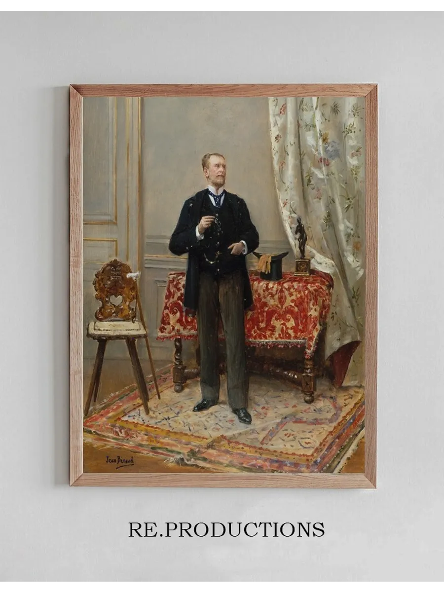 Portrait D Edmond Taigny (1828 - 1906), Historien et Collectionneur