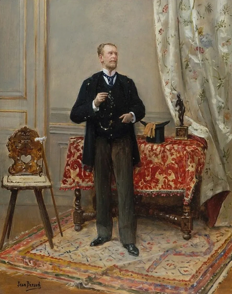 Portrait D Edmond Taigny (1828 - 1906), Historien et Collectionneur