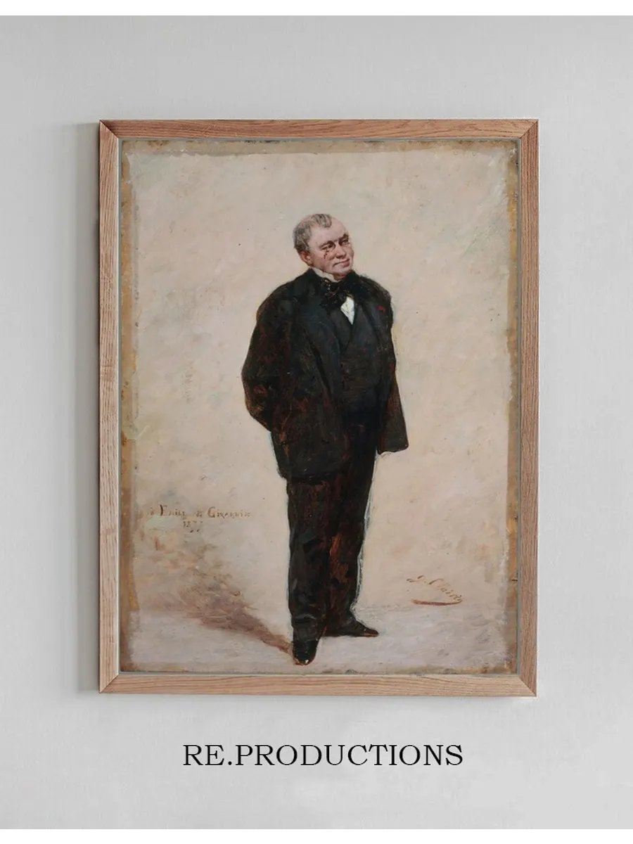 Portrait D Mile de Girardin (1806 - 1881), Publiciste et Homme Politique