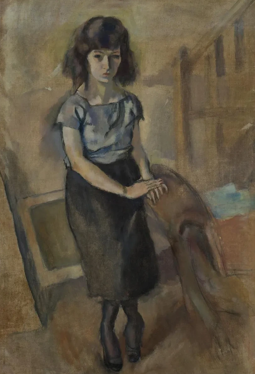 Portrait D Une Femme Debout