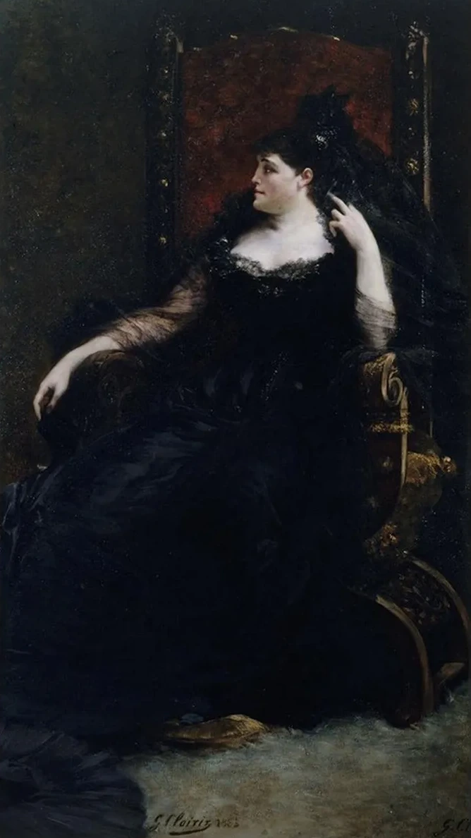 Portrait de - Gabrielle Krauss (1842 - 1906), Chanteuse