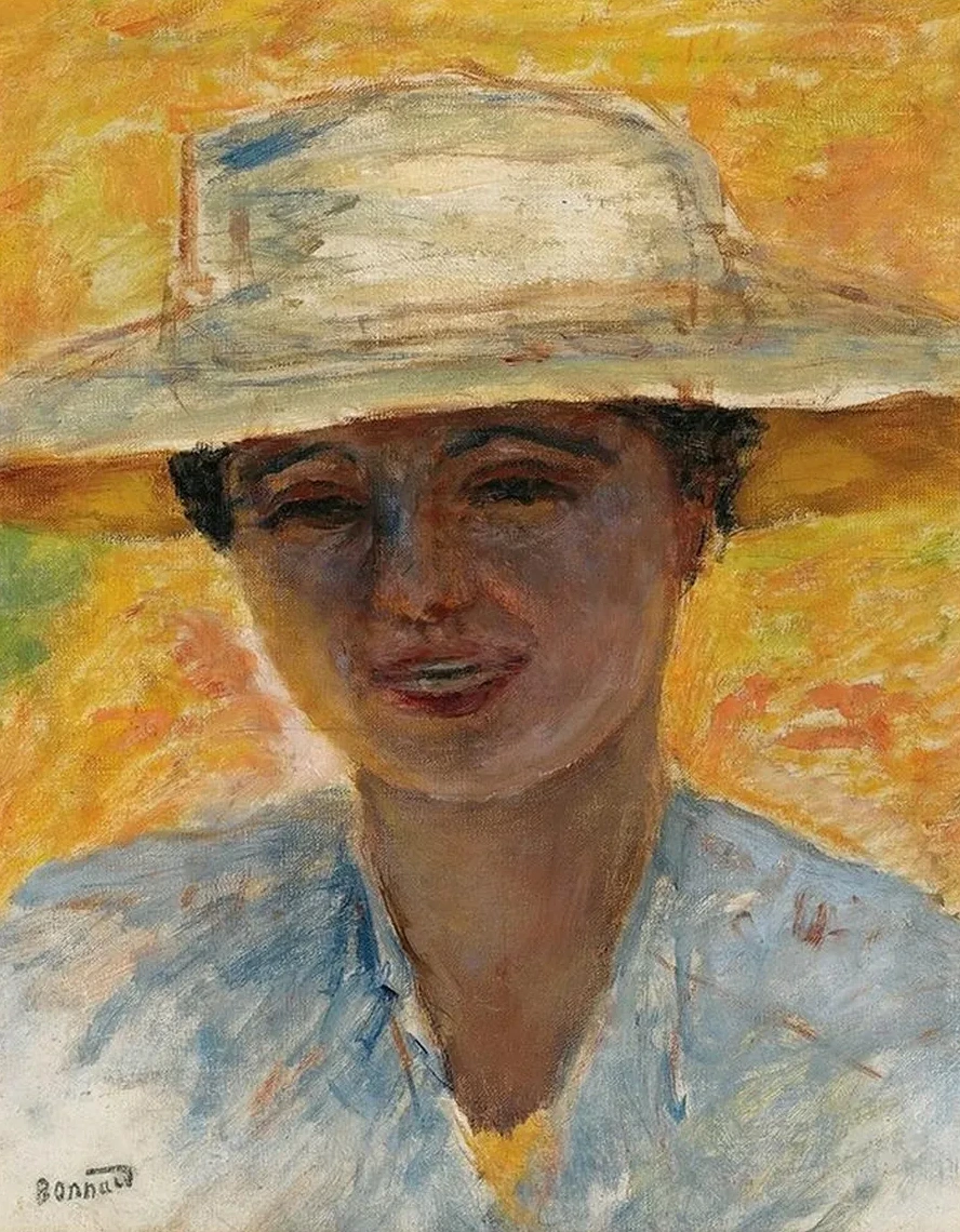 Portrait de Femme au Grand Chapeau