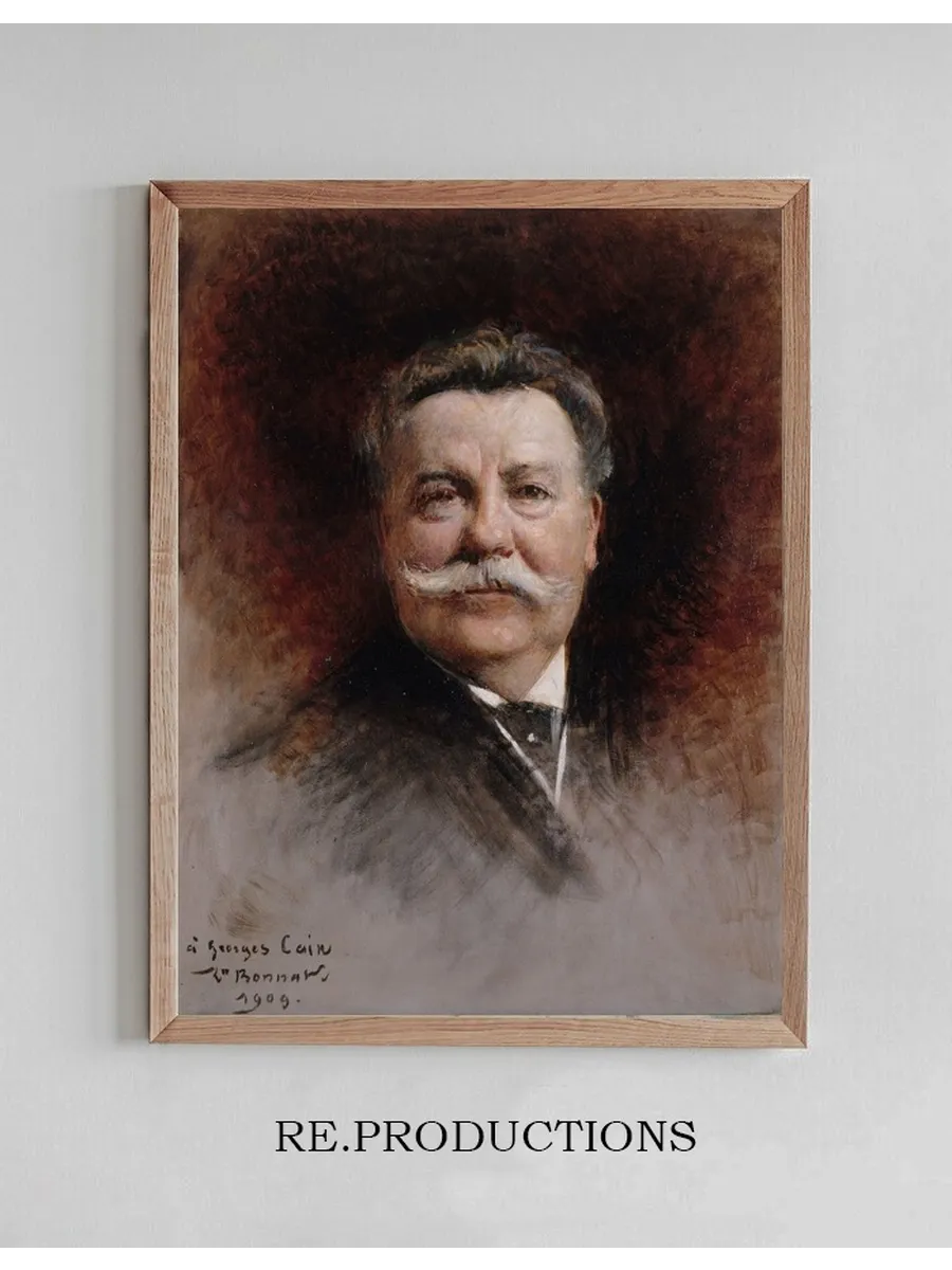 Portrait de Georges Cain (1853 - 1919), Peintre et Litt Rateur