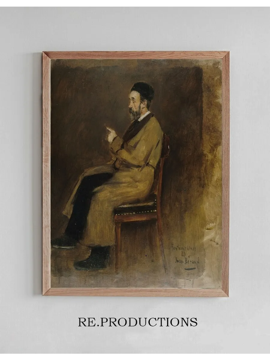 Portrait de Jean - Jacques Weiss (1827 - 1891), R Dacteur Au Journal Des D Bats