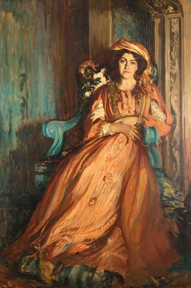Portrait de Mabel Dodge la Villa Curonia