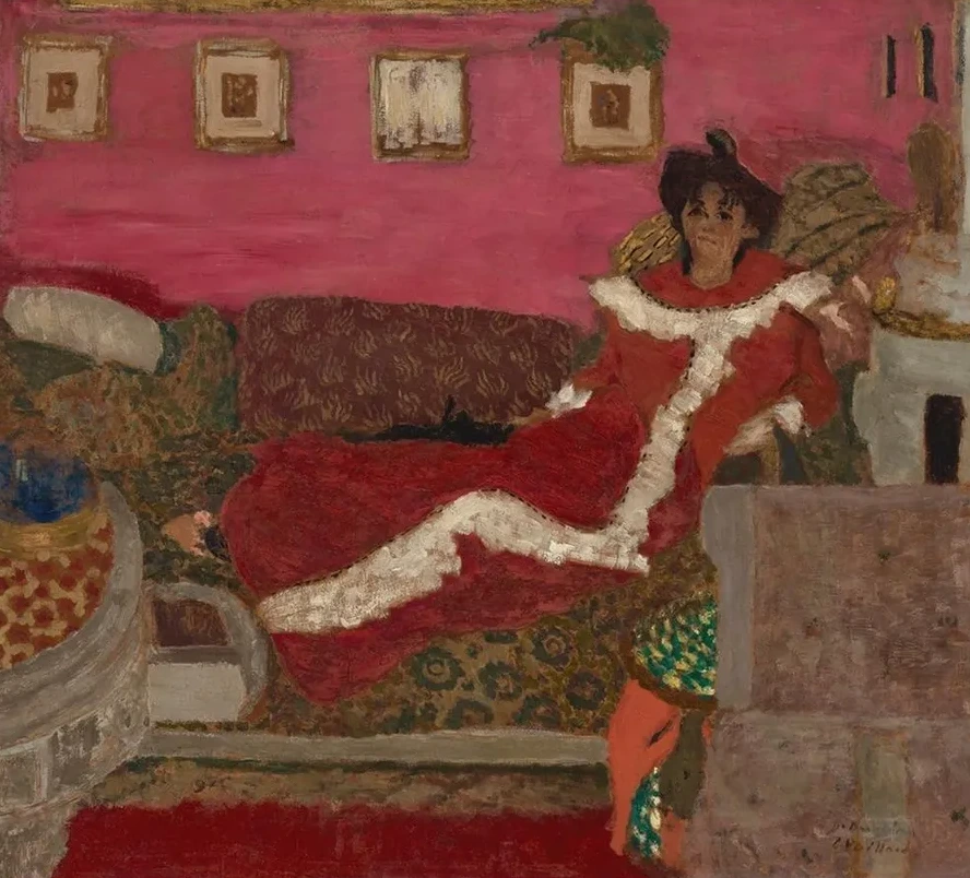 Portrait de Madame Delierre, Dit Symphonie En Rouge