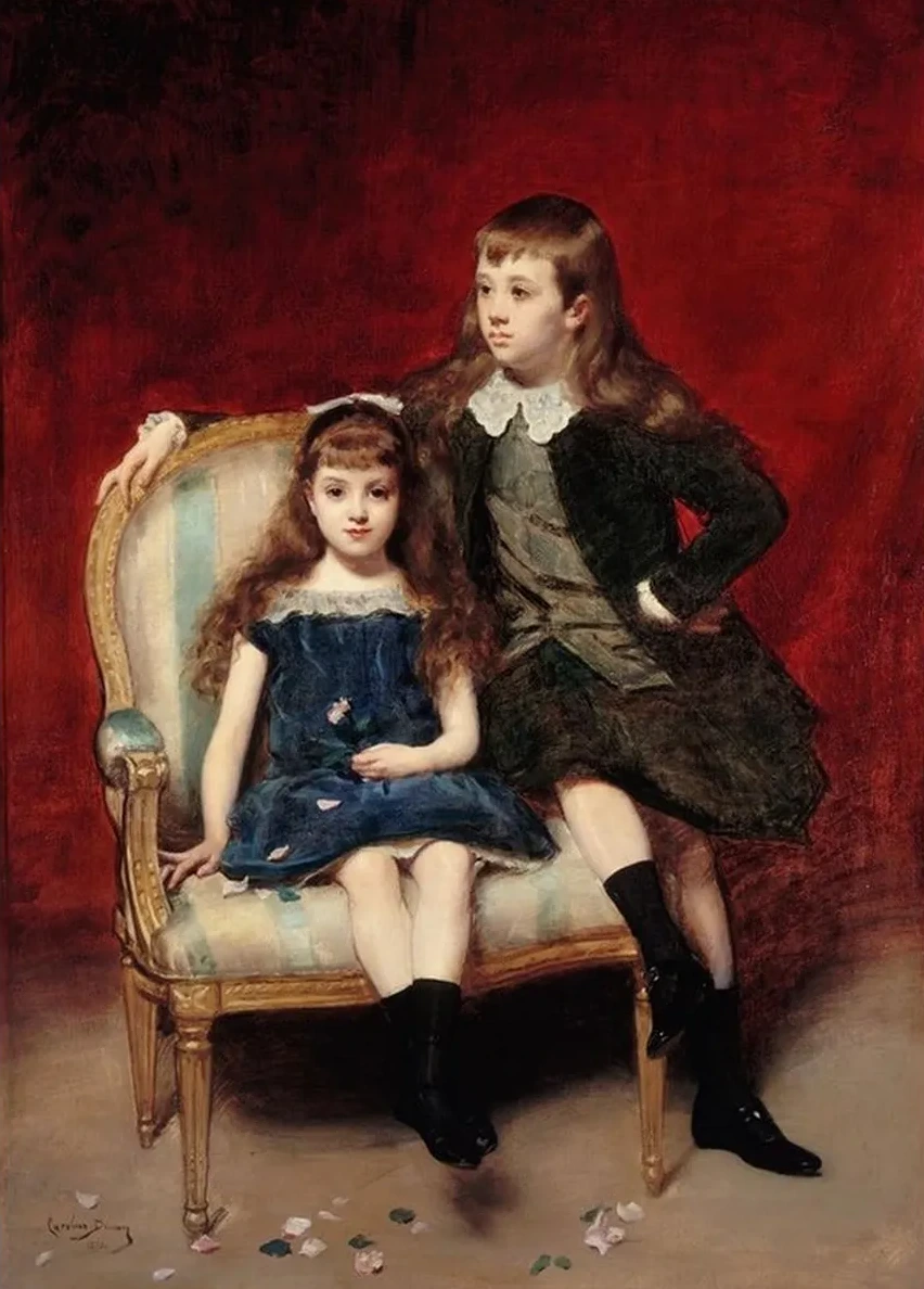 Portrait de Marguerite (1883 - 1973) et Robert (1880 - 1956) de Broglie