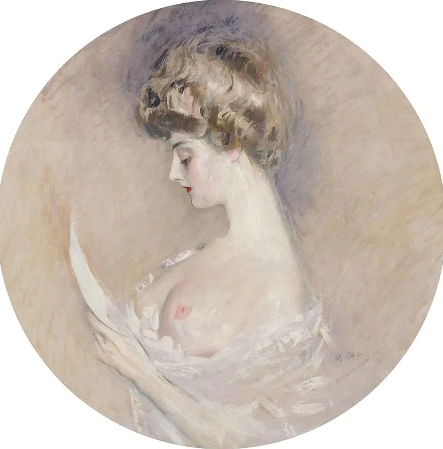 Portrait de Marthe Letellier, N E Fourton