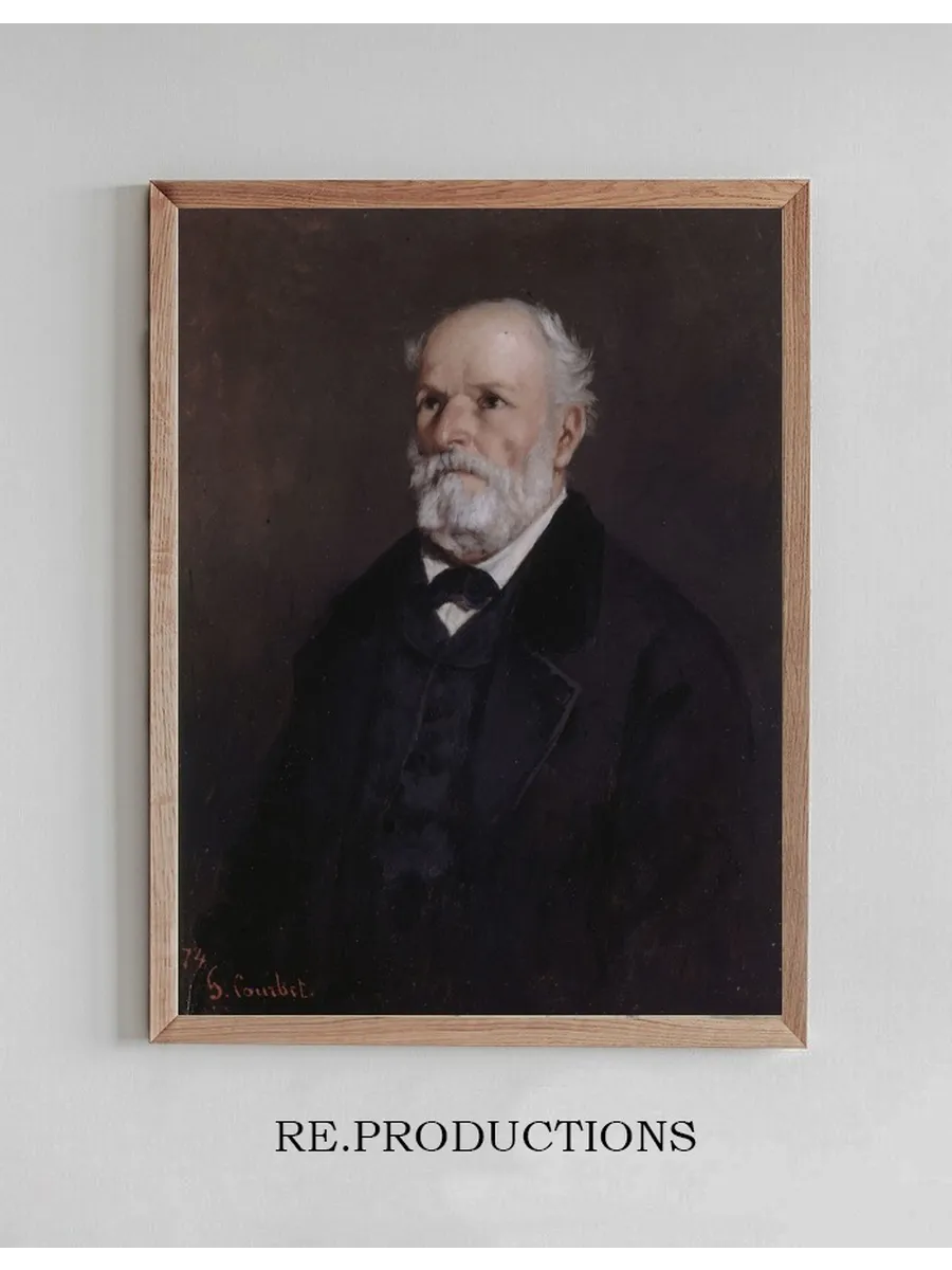 Portrait de R Gis Courbet, P Re de L Artiste