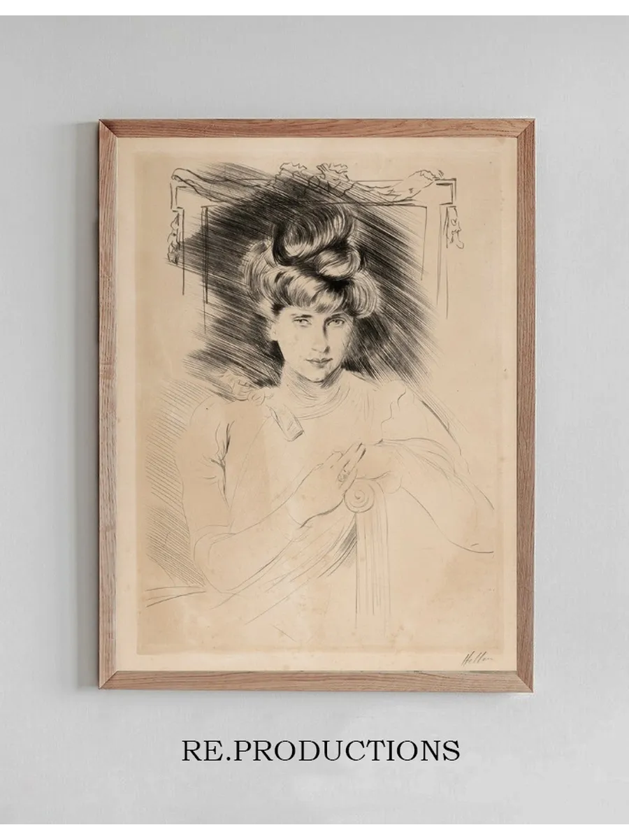 Portrait de Femme Assise de Face