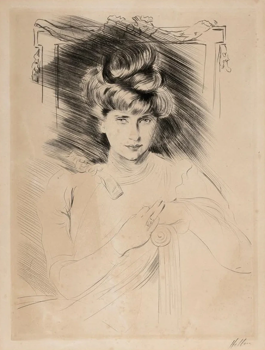 Portrait de Femme Assise de Face