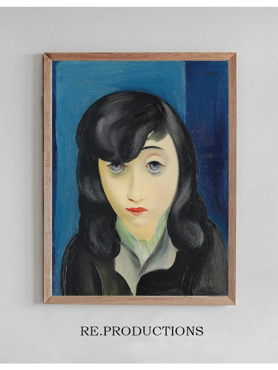 Portrait de Femme la Frange