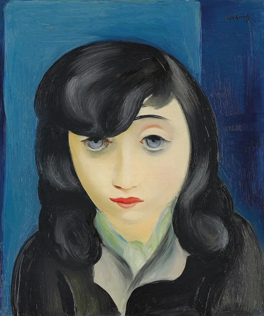 Portrait de Femme la Frange