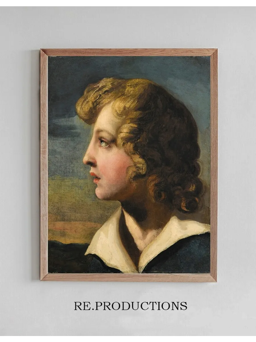 Portrait de Jeune Garcon de Profil