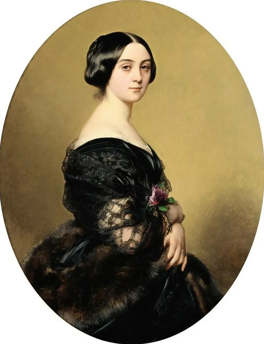 Portrait de la Baronne Henri Hottinguer, N E Caroline Delessert