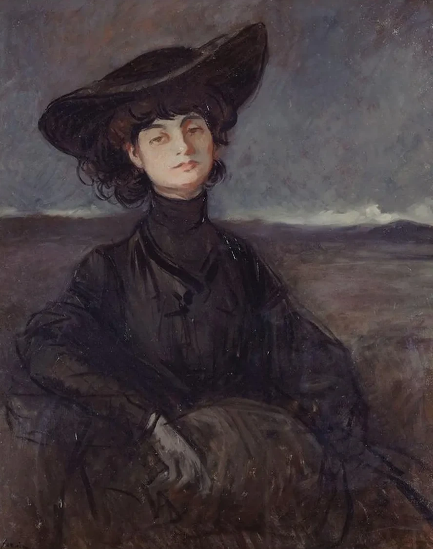 Portrait de la Comtesse Anna de Noailles, N E Brancovan (1876 - 1933), Po Tesse