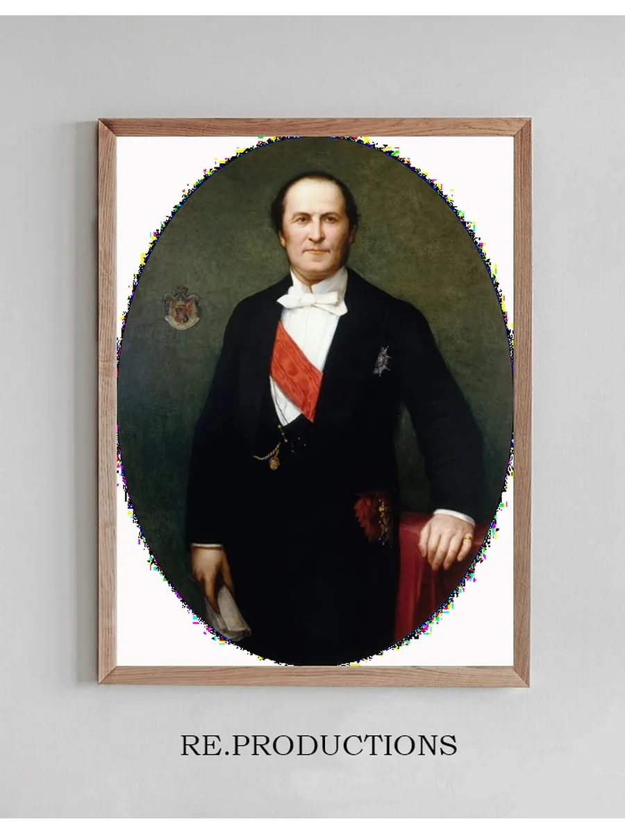 Portrait du Baron Haussmann (1809 - 1891), Pr Fet de la Seine (1853 - 1870)