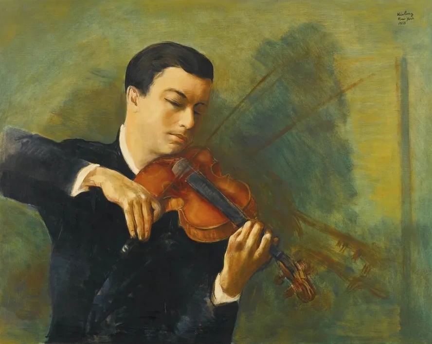 Portrait du Violiniste Milstein