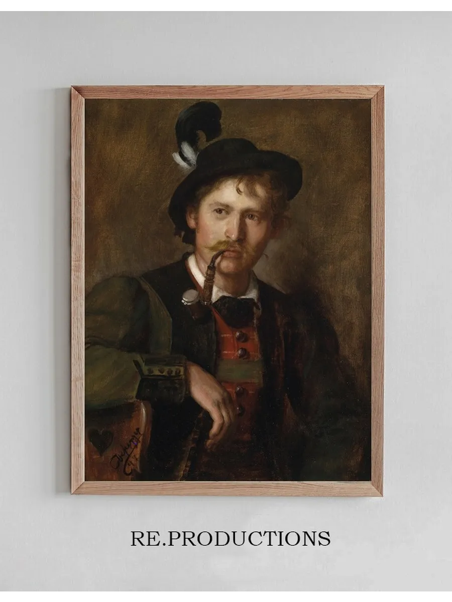 Portrait Eines Jungen Tirolers