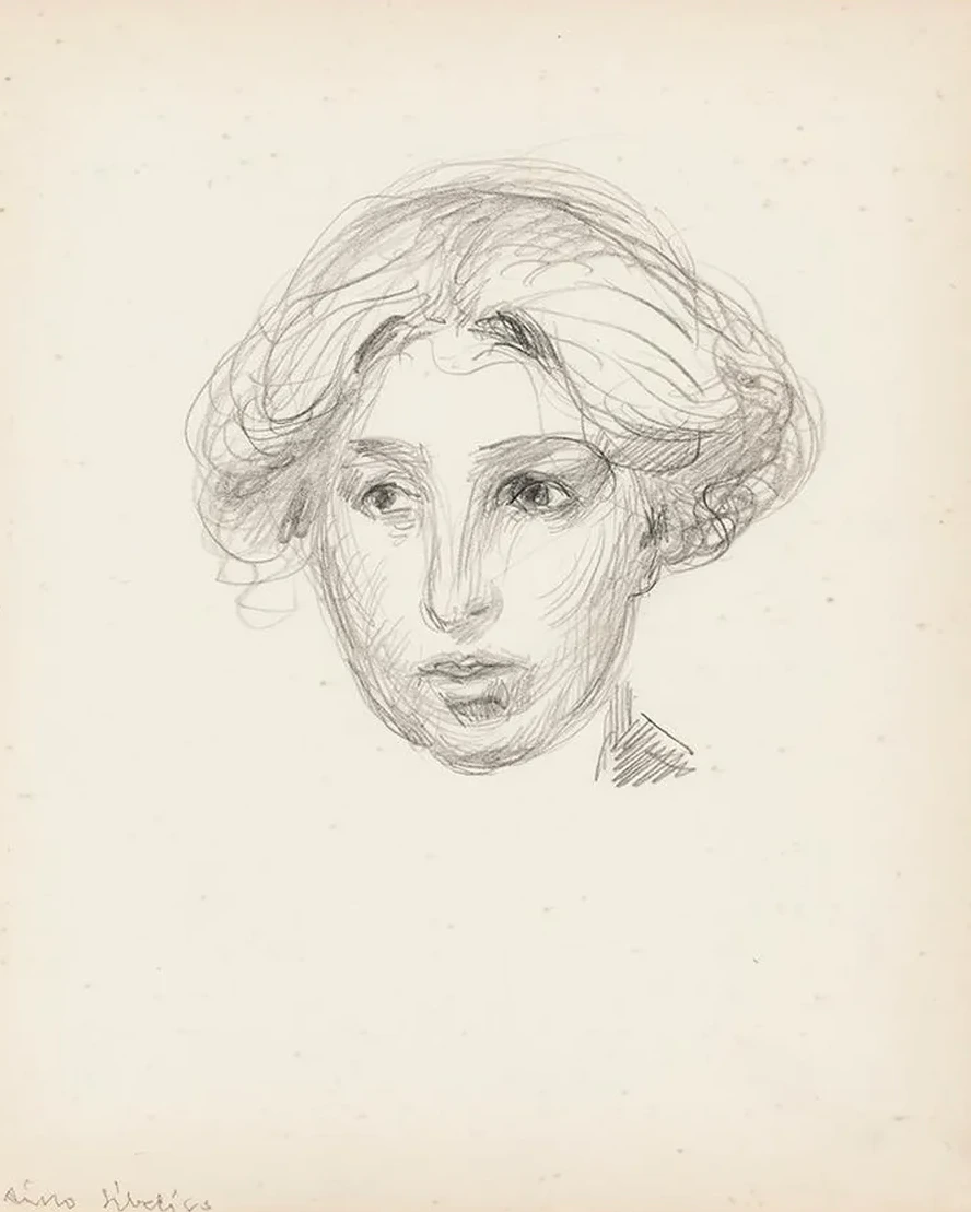 Portrait of Aino Sibelius