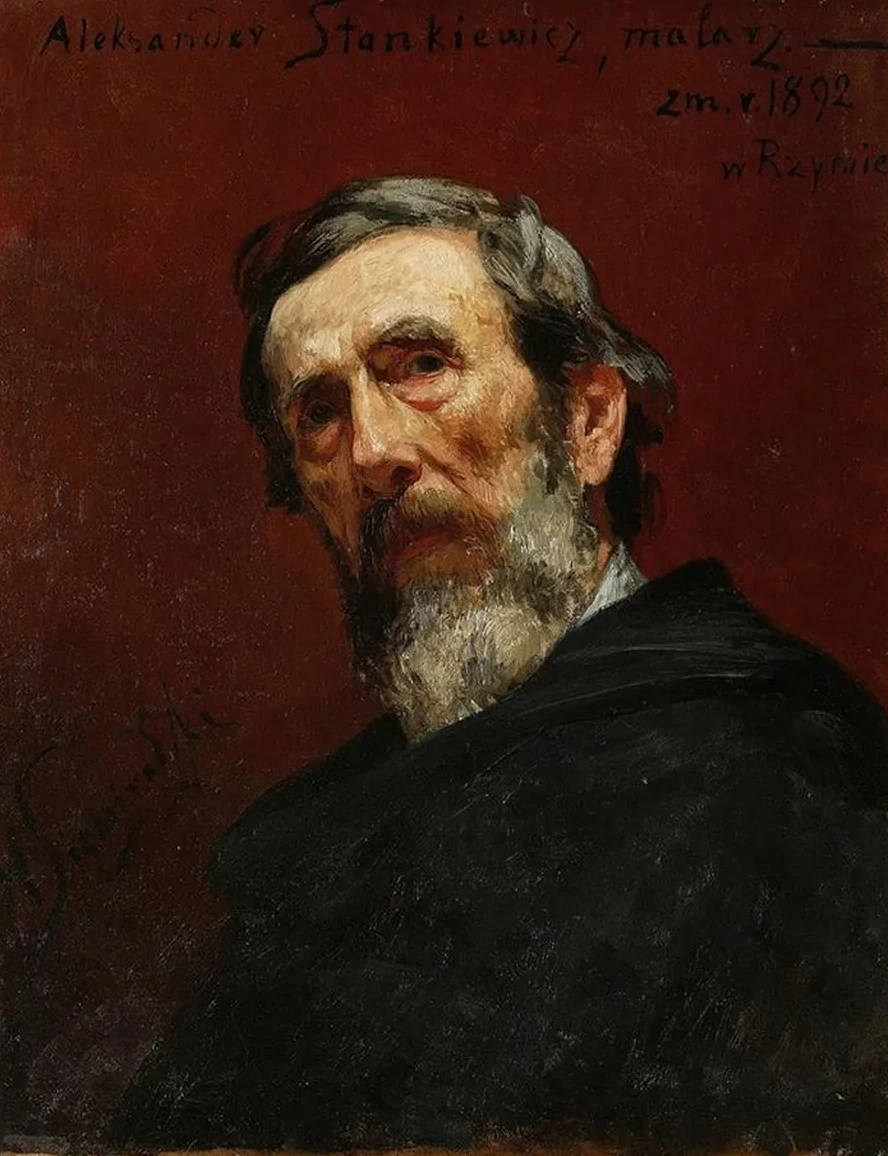 Portrait of Aleksander Stankiewicz, Painter
