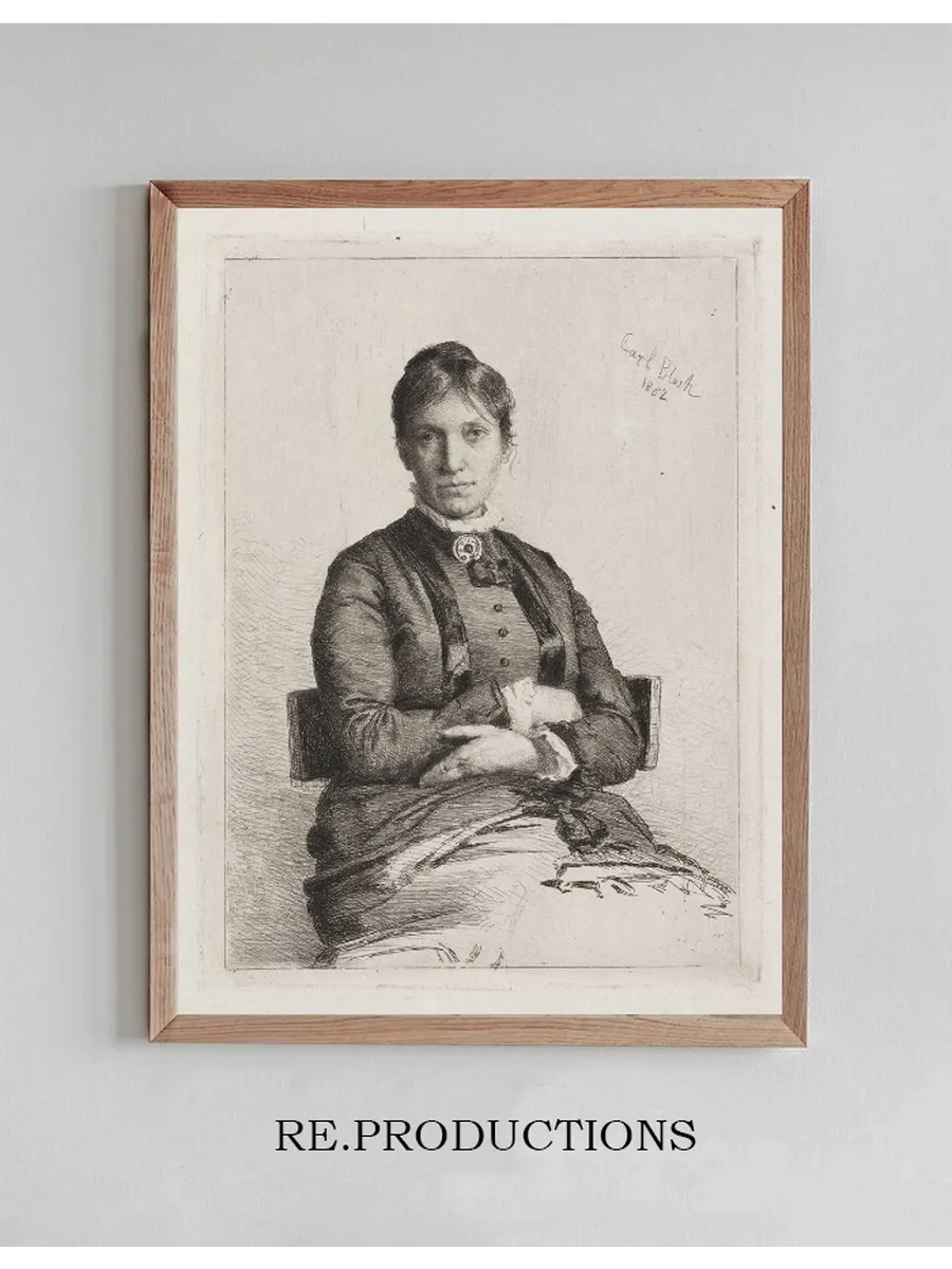 Portrait of Alma Bloch, n e Trepka