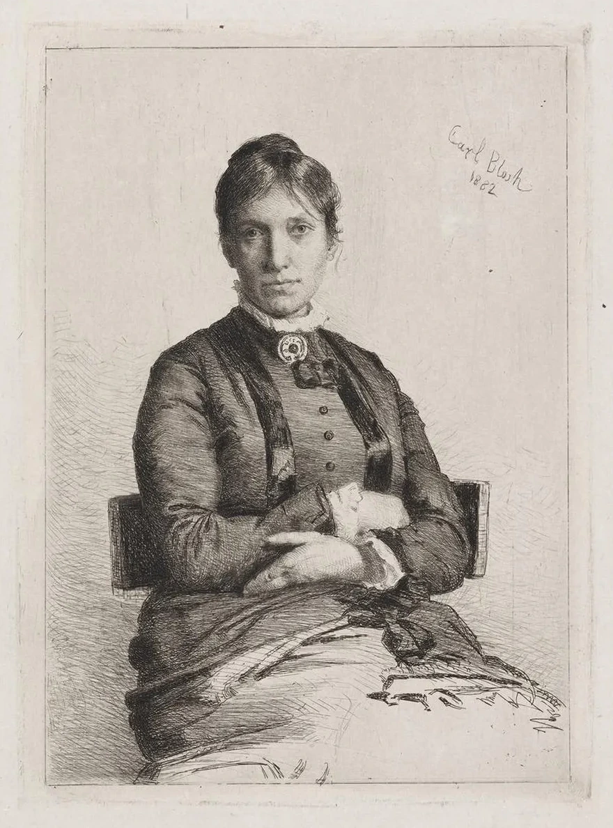 Portrait of Alma Bloch, n e Trepka