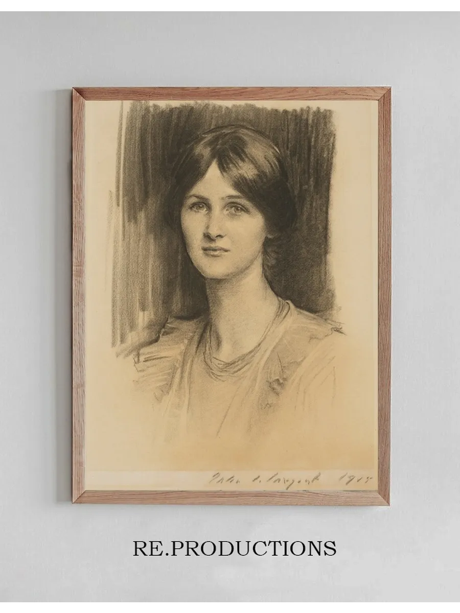 Portrait of Angela McInnes, later Angela Thirkell, granddaughter of Sir Edward Burne - Jones