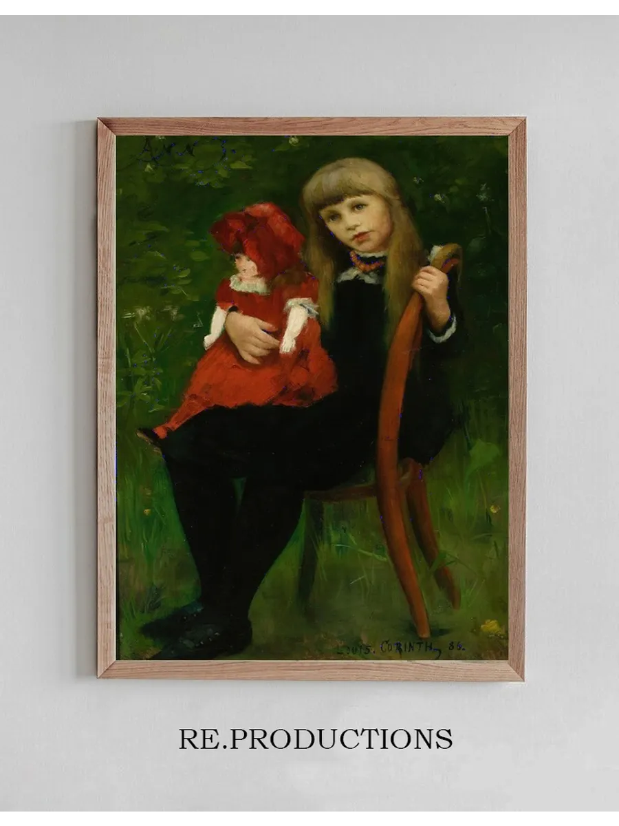 Portrait of Anna Schaumburg with a Doll