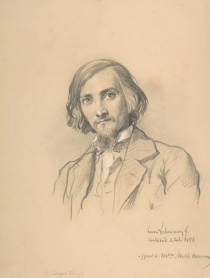Portrait of Anton Heinrich Springer (1825 - 1895)