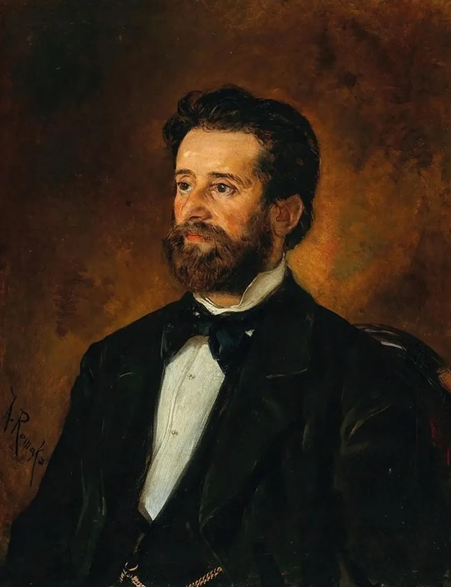 Portrait of Architect Johann De Colle (1840 - 1889)
